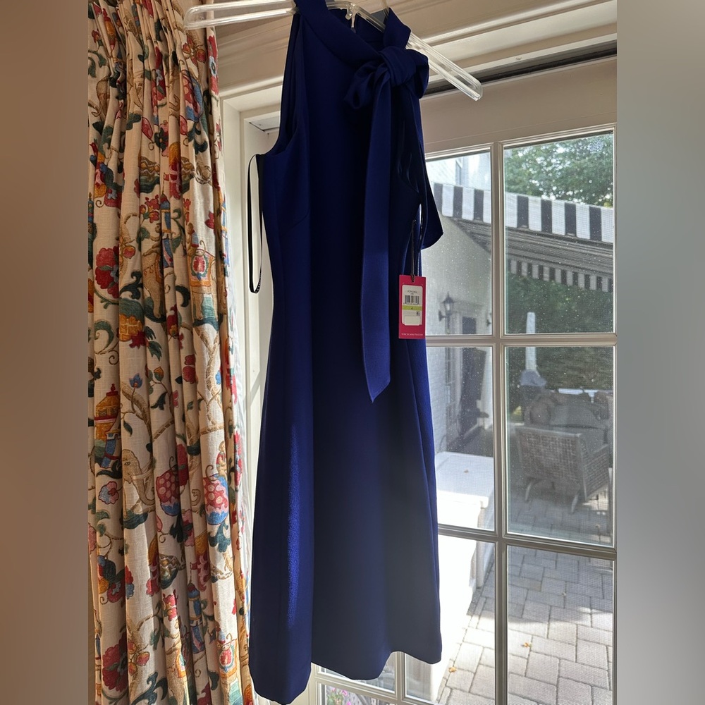 Vince Camuto purple dress . Tags attached